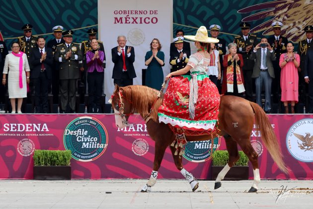 La Charrería en el Desfile Militar