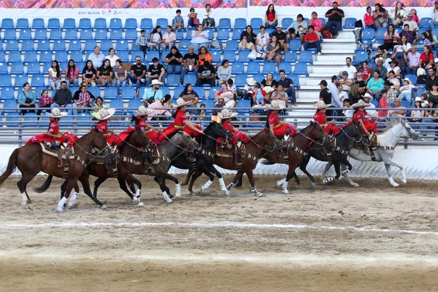 En la jornada del jueves se realizaron dos bloques de escaramuzas en la Arena San Marcos