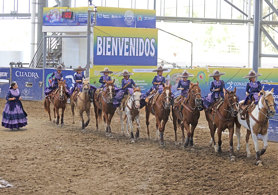 Margaritas de Jalisco son nuevas líderes de las escaramuzas Dientes de Leche