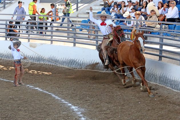 Martín López Delgado de Valle del Guadiana se lució con sus tres manganas a pie