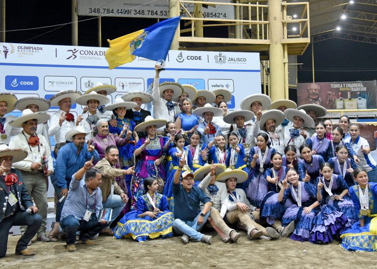 Jalisco, máximo triunfador de la Charrería en la Olimpiada Nacional CONADE 2025