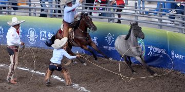 Los jaliscienses Diego Ramírez y Leonel Vázquez se coronan campeones nacionales charros completos