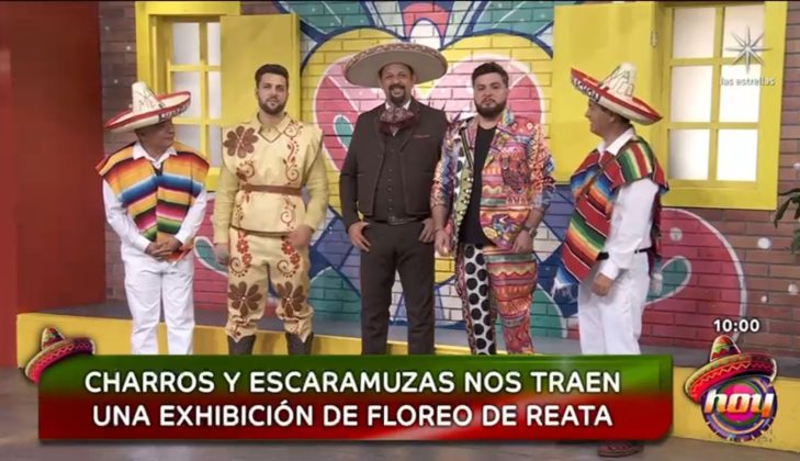 Visita de la Charrería a Televisa