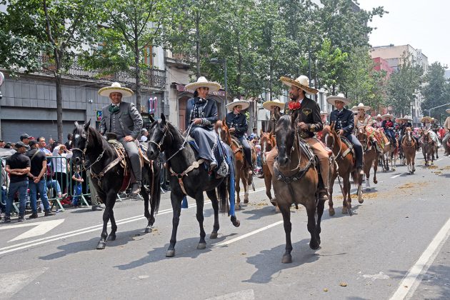 La Charrería en el Desfile Militar