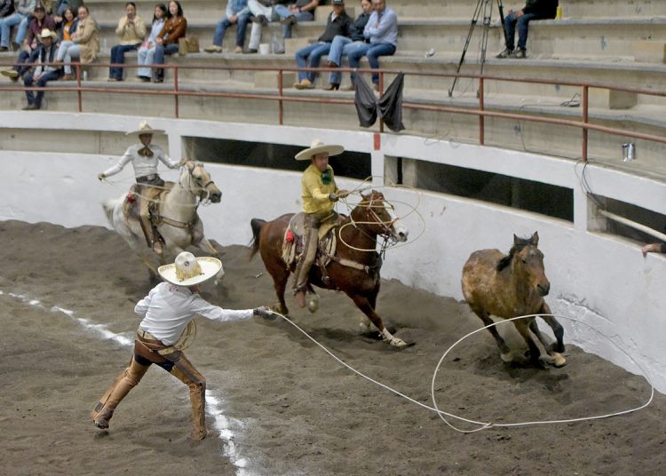 Rancho El Secreto “RD” destaca en la última charreada del sábado