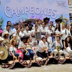 Premiación Herencia Charra, escaramuza campeona nacional Juvenil