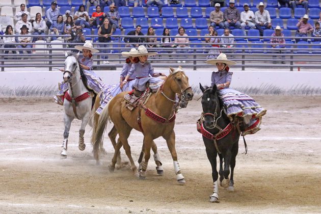 Las pequeñitas de la escaramuza Charra de Monterrey se metieron a la final Dientes de Leche en el último suspiro