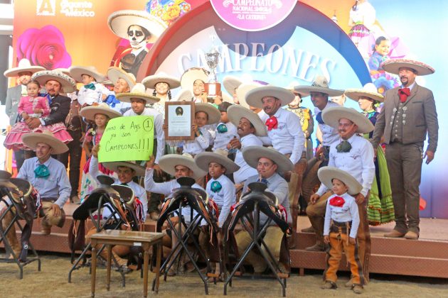 Premiación Camino de Aguascalientes, equipo campeón nacional categoría Infantil "A"