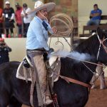 Rafael Cabral lució sus tres pialazos en el lienzo en la eliminatoria del charro mayor en cinco faenas