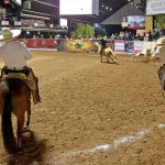 Con sus tres manganas a caballo, Héctor Alejandro Guajardo Pérez cooperó a la victoria de Santa Rosa de Nuevo León