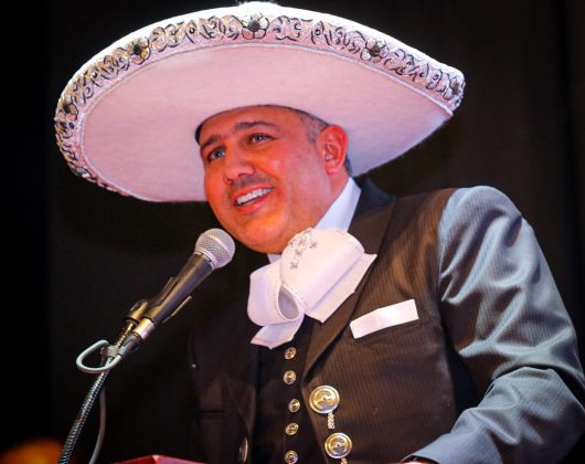 El presidente de la Federación Mexicana de Charrería, José Antonio Salcedo López