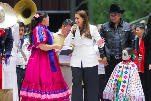 Emotivo el mensaje de la Gobernadora de Aguascalientes, María Teresa Jiménez Esquivel