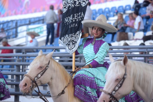 Nobleza Charra "Plata" se adelantó con 266.00 unidades en la final de las escaramuzas Infantil "B"