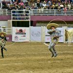 Emocionante exhibición de floreo conjunto dieron Tomás Garcilazo Barrera y su hijo, Louis Garcilazo