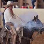 Alberto Pedroza Díaz cumplió con Rancho La Esperanza al cuajar dos piales en el lienzo de 20 buenos cada uno