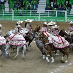 Una emocionante coladera ejecutó la escaramuza Herencia Charra, en su tercer ejercicio denominado "San Francisco de los Romo"