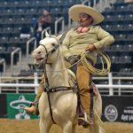 Rafael Sánchez Zapata consiguió una mangana a caballo para la cuenta de los Regionales de Austin