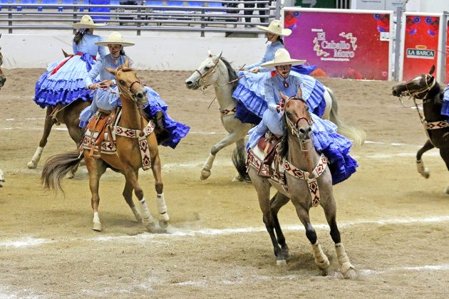 Al sumar 283.00 puntos, Herencia Charra de Aguascalientes ascendió a la segunda casilla de las escaramuzas infantiles "B"