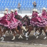 Las Rieleras CRG de la ciudad de México cruzando la zona de cuaje con el ejercicio "La Basílica"
