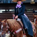 SGM Luisa I, Reina de la Federación Mexicana de Charrería, encabeza Desfiles en el Charro Mayor