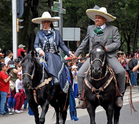 La Charrería en el Desfile Militar