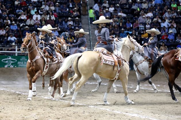 La escaramuza Charras RG2 de San Luis Potosí se mantiene en zona de acceso a la final femenil