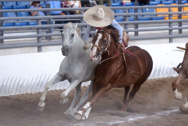 No hubo fortuna en la última eliminatoria de charros completos infantiles "B", que ganó Roberto Uriel Baca Flores con 194 unidades