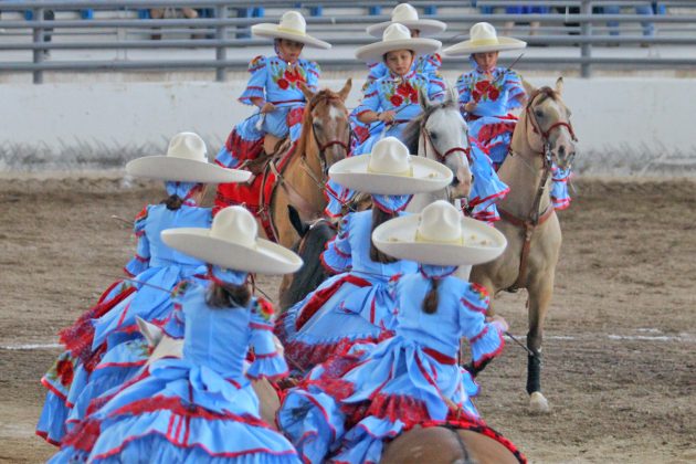 Linda participación de la escaramuza Reencuentrito Dientes de Leche, que con 105.00 puntos tomó la cuarta posición de la etapa eliminatoria