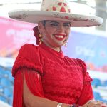 SGM Sofía I, soberana de la Unión de Asociaciones de Charros del Estado de Guanajuato, engalanó con su presencia la competencia en que participaron los Charros de Irapuato