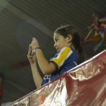 Integrantes de las delegaciones estatales apoyan a sus equipos en la disciplina Charrería