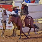 Buena jineteada de yegua regaló Fernando Pineda Mendoza de los Charros de Azcapotzalco "Enrique Tello"
