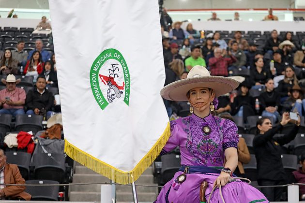 La dama charra siempre presente en las actividades del Congreso y Campeonato Nacional Charro, engalanando las competencias