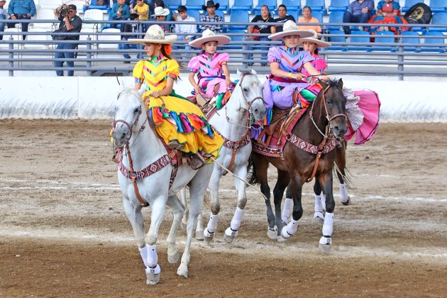 La escaramuza Charra de Saltillo se adelantó en la final femenil categoría Infantil "A"