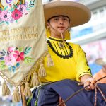 También procedentes de San Juan de Aragón, en la Ciudad de México, actuaron la tarde del viernes las Adelitas de Carlos Rincón Gallardo Infantil "A"