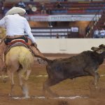 Juan Rodolfo Charre acumuló 17 unidades en la suerte del coleo