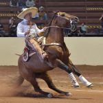 Magnífica la cala de caballo de Félix Guadalupe Reséndiz Morán, cosechando 41 tantos para Ojo de Agua de Querétaro