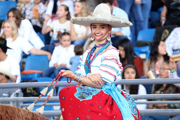 SGM Luisa I, soberana nacional de la charrería, ha engalanado con su presencia estas actividades del último fin de semana de este campeonato nacional