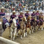 El abanico que ejecutó la escaramuza Coronelas de la Ciudad de México, bautizado «México en la piel»