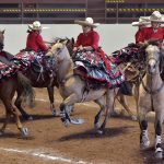 La escaramuza Rancho El Herradero fue la primera en presentarse en la ronda única de la categoría femenil charra mayor