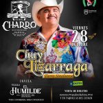 El próximo 28 de octubre se celebrará el concierto del artista «Chuy» Lizárraga