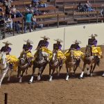 Hacienda San Juan, aquí ejecutando el abanico, logró la cuarta posición, rompiendo el empate con Charra de Baja California por menores infracciones