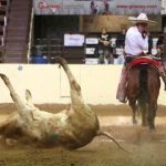 Con 71 años de edad, don José Guillermo Ortega García consiguió esta redonda derecha en el coleadero de Rancho GO