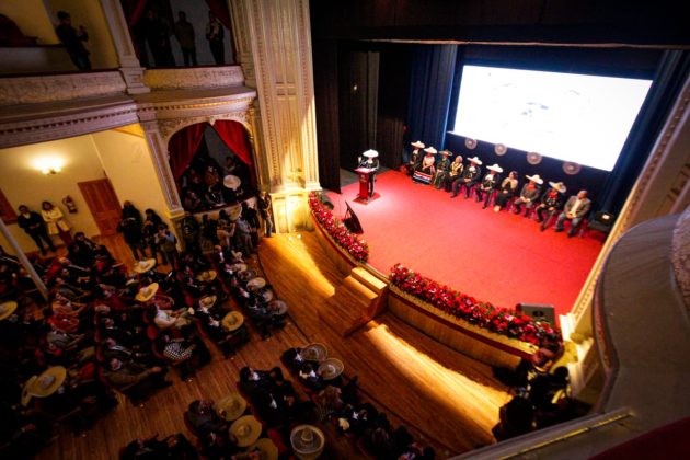 La ceremonia tuvo como sede el histórico Teatro Calderón de Zacatecas