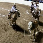 Daniel Ortega Sánchez acierta el lazo cabecero para el equipo Norte de Jalisco