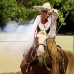 Alejandro Cabrera Ochoa acertó soberbio pial en el lienzo de 21 tantos a la cuenta de Granja Los Carabeos