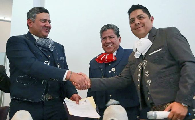 El Gobernador de San Luis Potosí entregó al presidente de la Federación la solicitud para organizar el Congreso y Campeonato Nacional Charro 2023