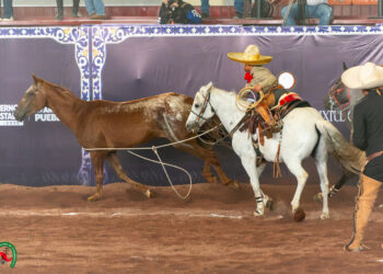 Dos jaliscienses clasifican a la final de charro completo Dientes de Leche en Puebla 2026