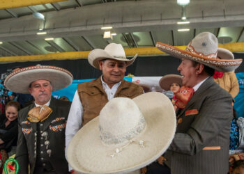 El gobernador Alejandro Armenta reiteró el respaldo de Puebla al deporte de la Charrería