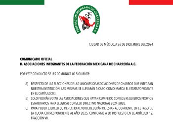 Comunicado sobre la elección para la renovación de uniones estatales