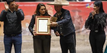 La Federación Mexicana de Charrería reconoce a la Gobernadora Teresa Jiménez de Aguascalientes